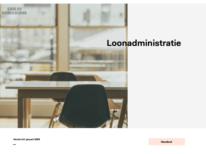 Handout-Loonadministratie